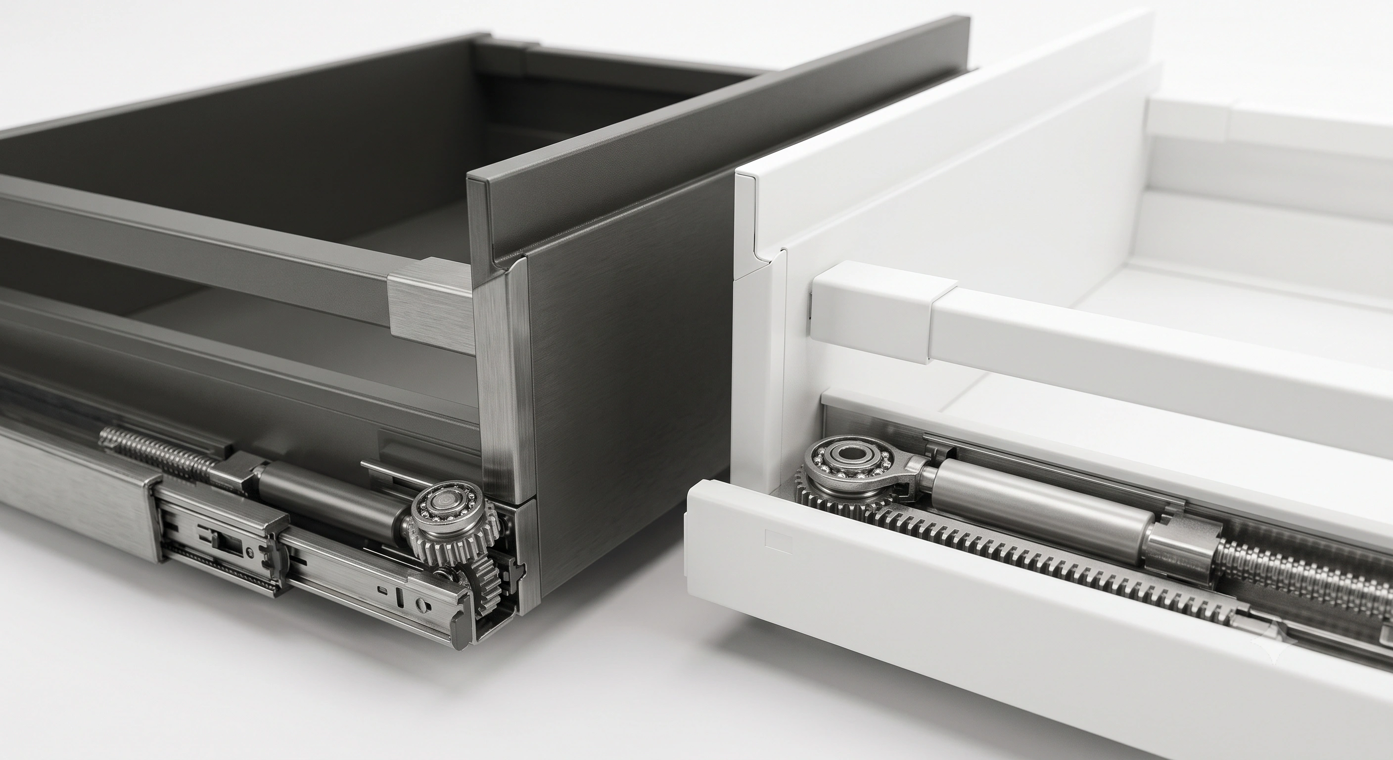 Premium Kitchen Tandem Box with Single Square Gallery – Innotech Series (Soft Close)