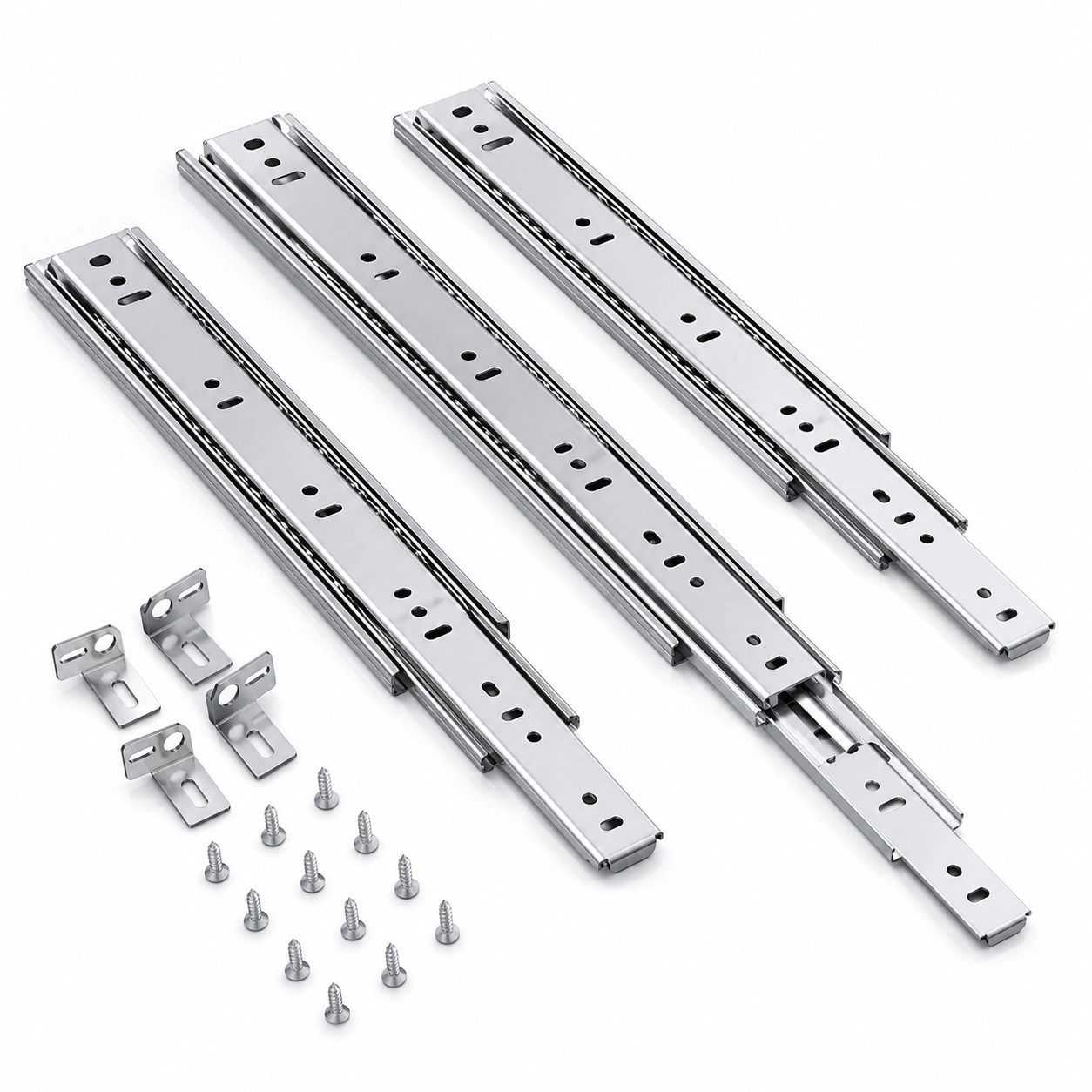 Full-Extension Telescopic Drawer Channel