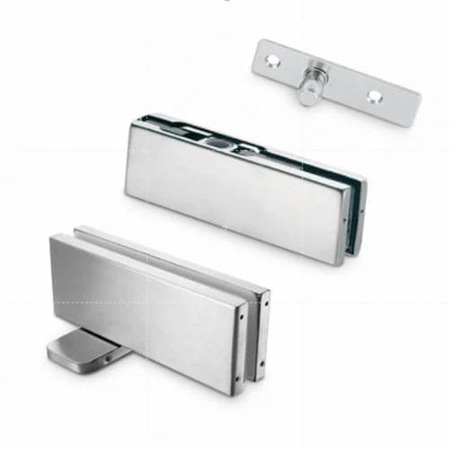 Premium Glass Door Patch Fitting Set – 3 Pcs HQ Top & Bottom Patch with Computer Key Lock