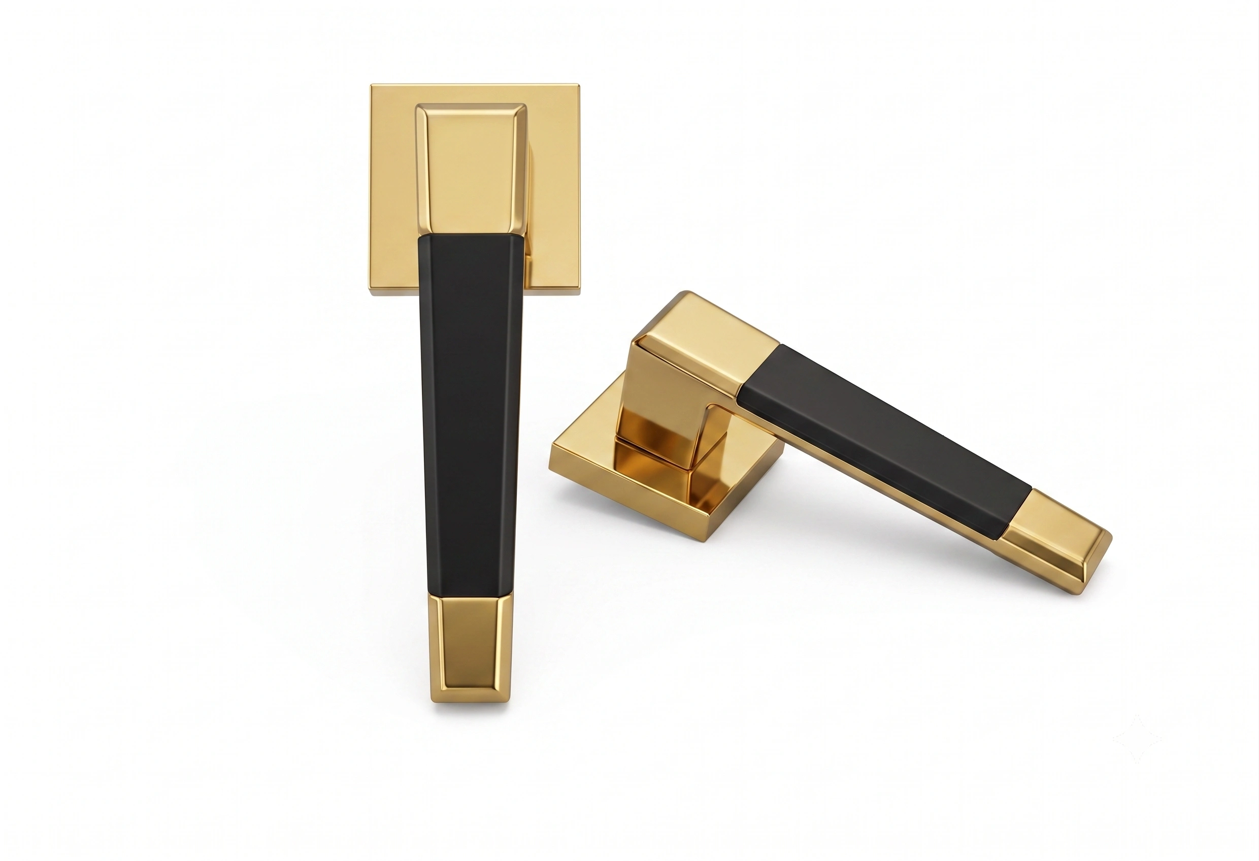 Premium Geometric Bar Mortise Lever Handle - Model 1004