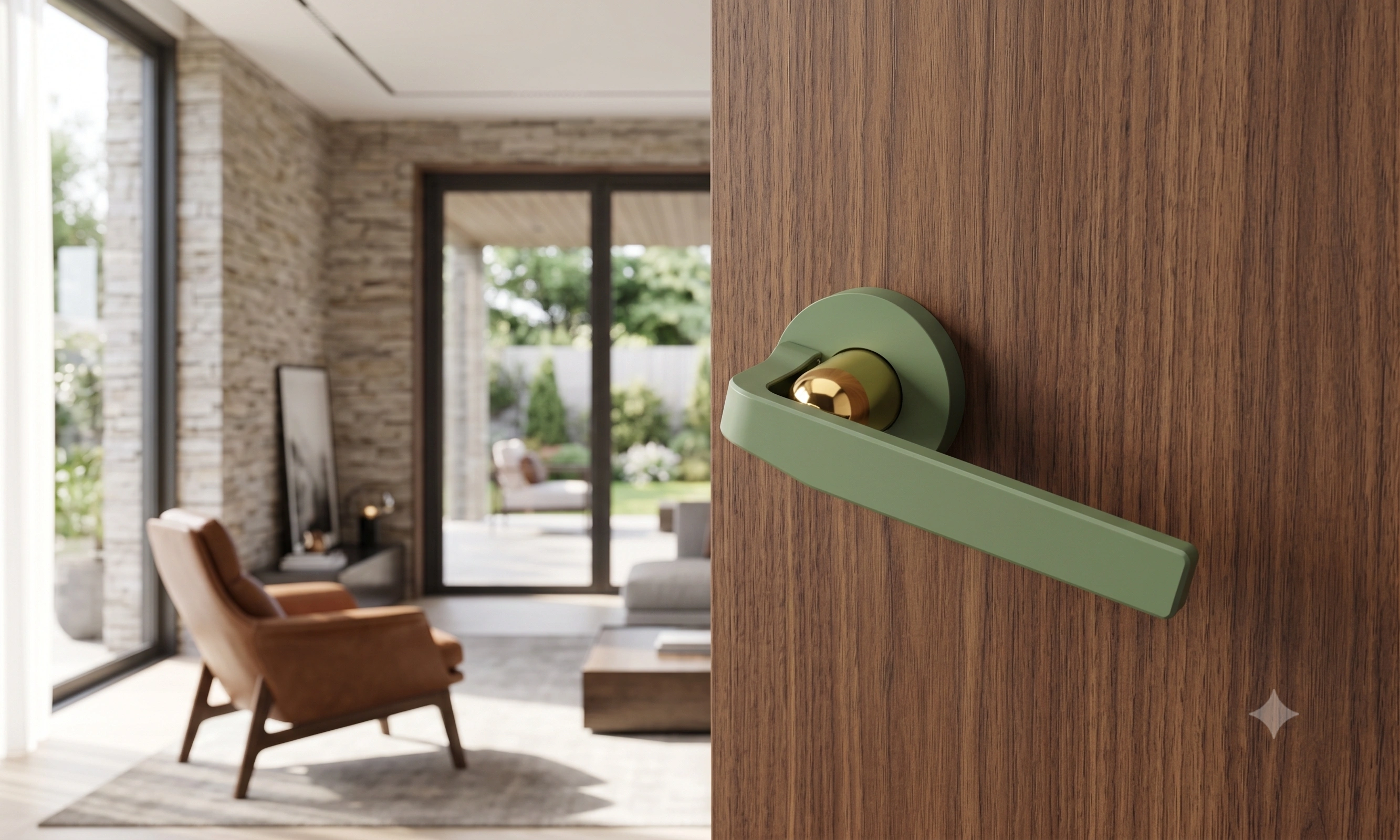 JSSE Elite Minimal Round-Collar Mortise Lever Handle