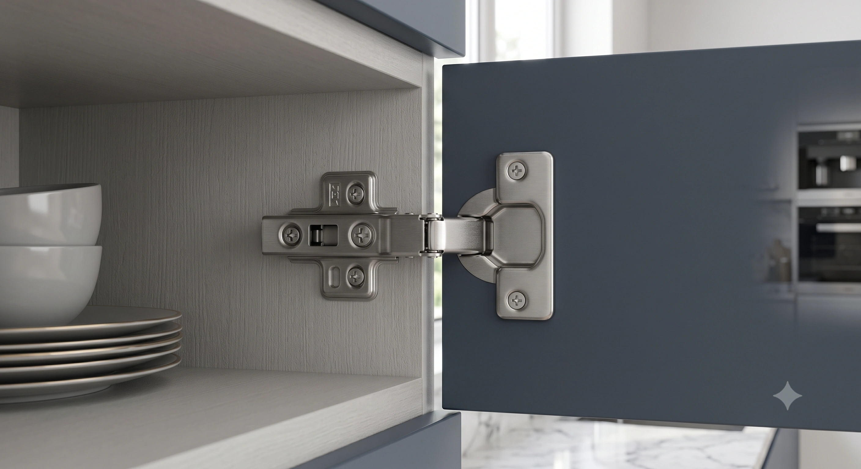 SS 3D Soft-Close Hydraulic Hinge