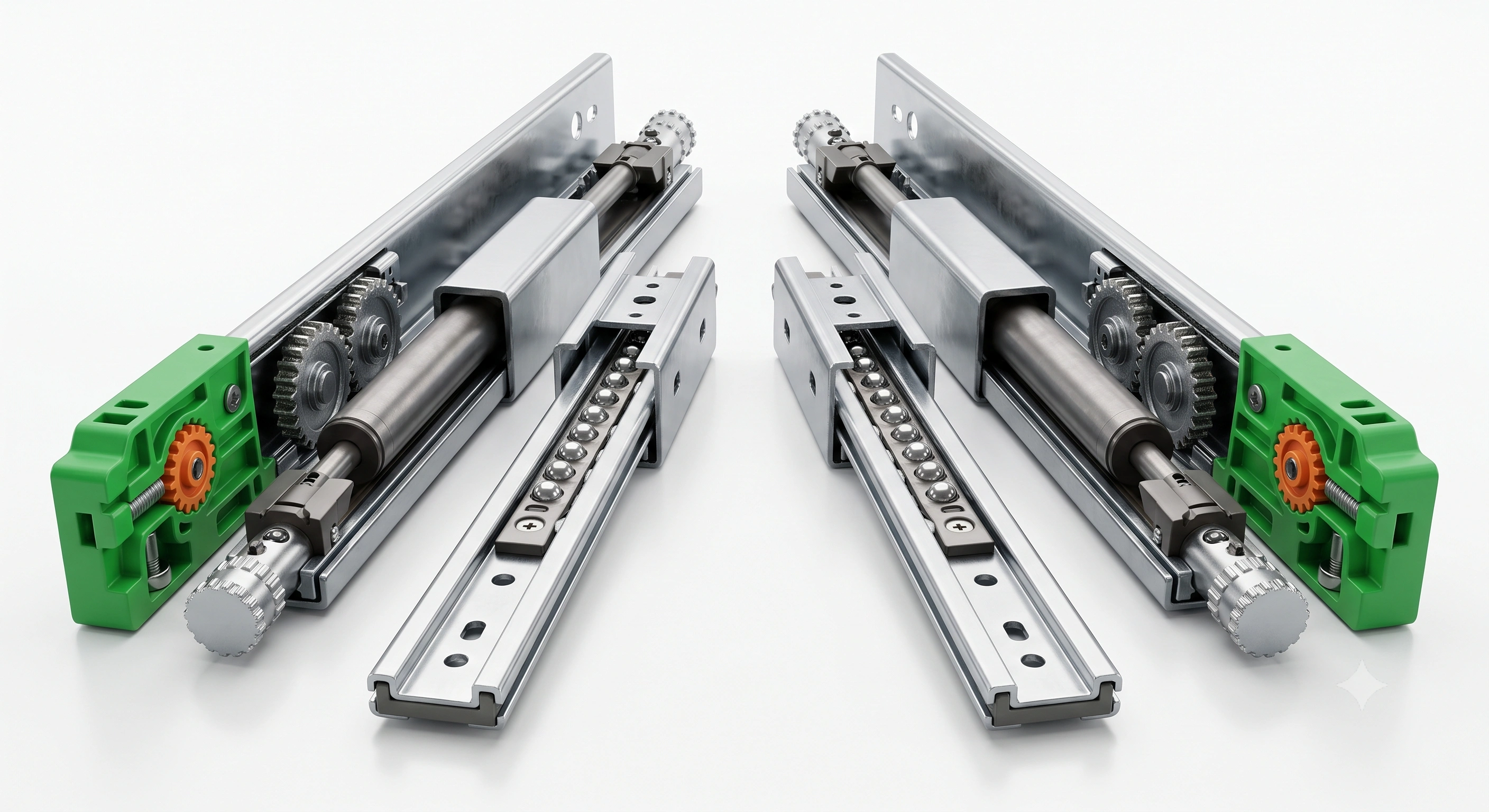 Premium Quadro Channel Soft Close for Wooden Drawer Basket with 3D Adjustment Bracket