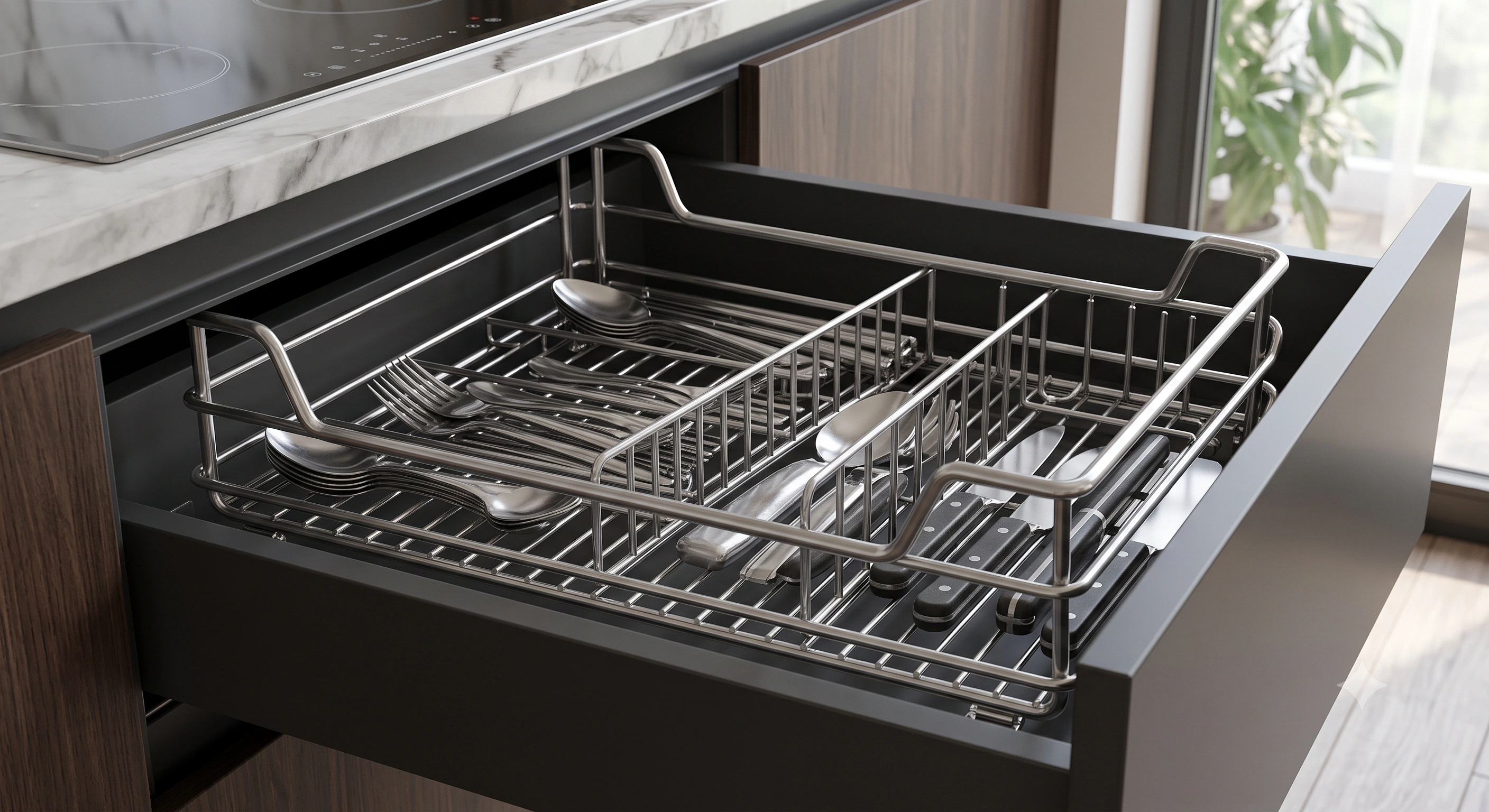 C-Bend 5 mm Cutlery Basket