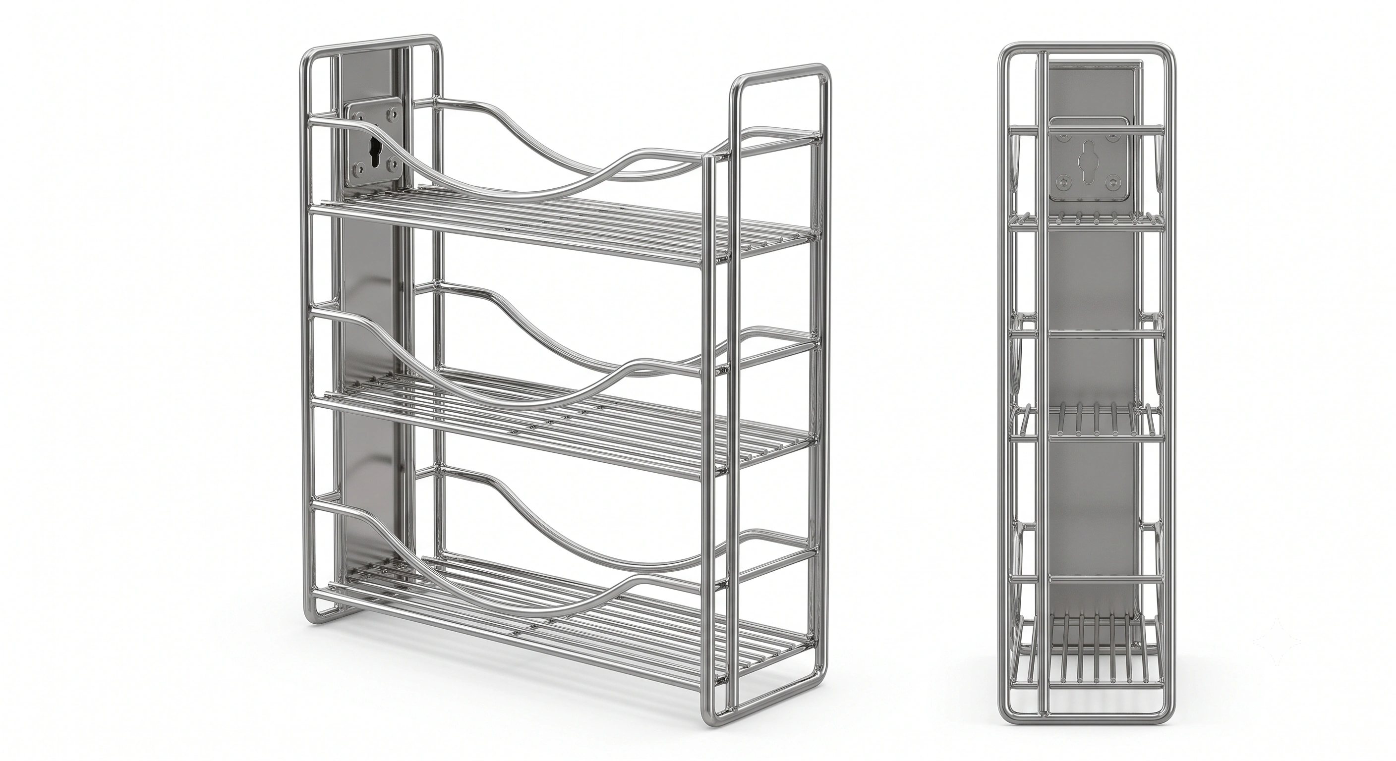 C-Bend 5 mm Bottle Pullout Basket