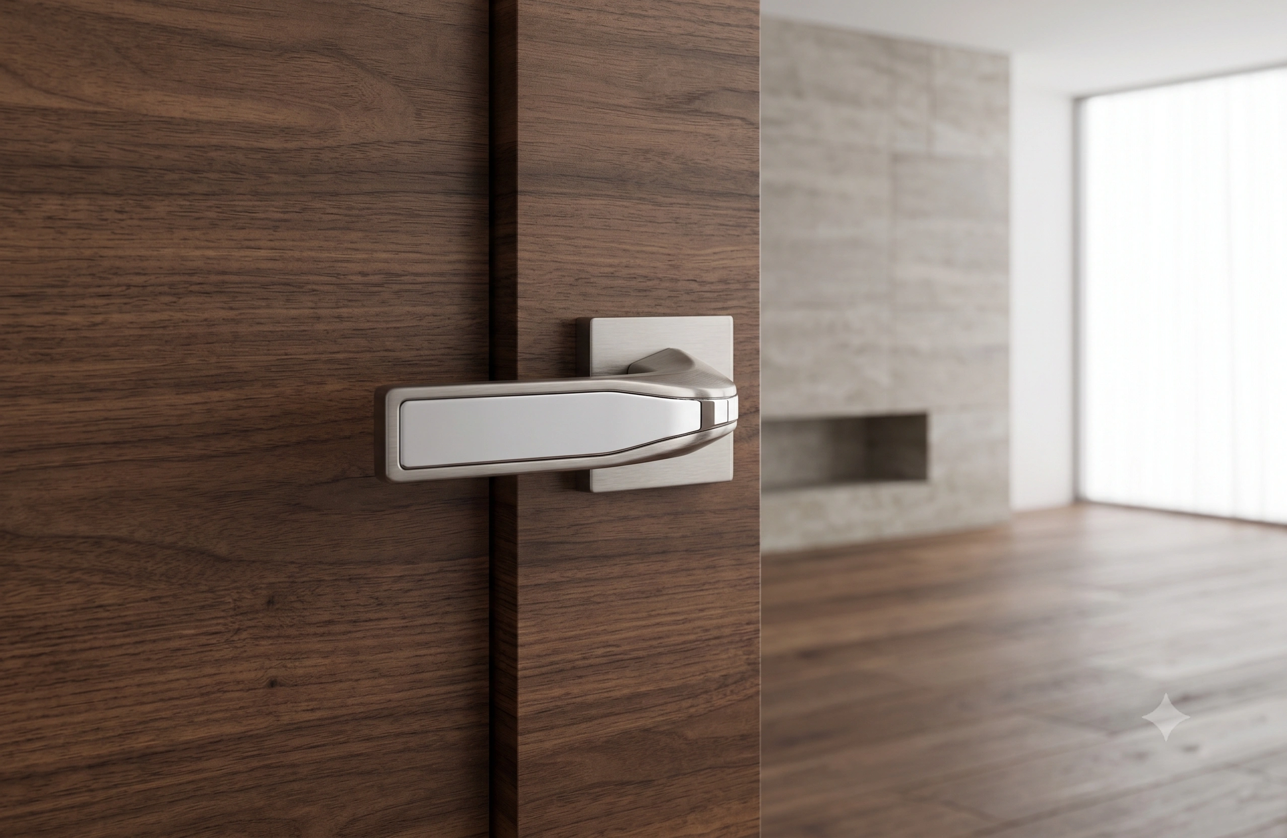 Premium Dual-Tone Inlay Mortise Lever Handle - Model 1003