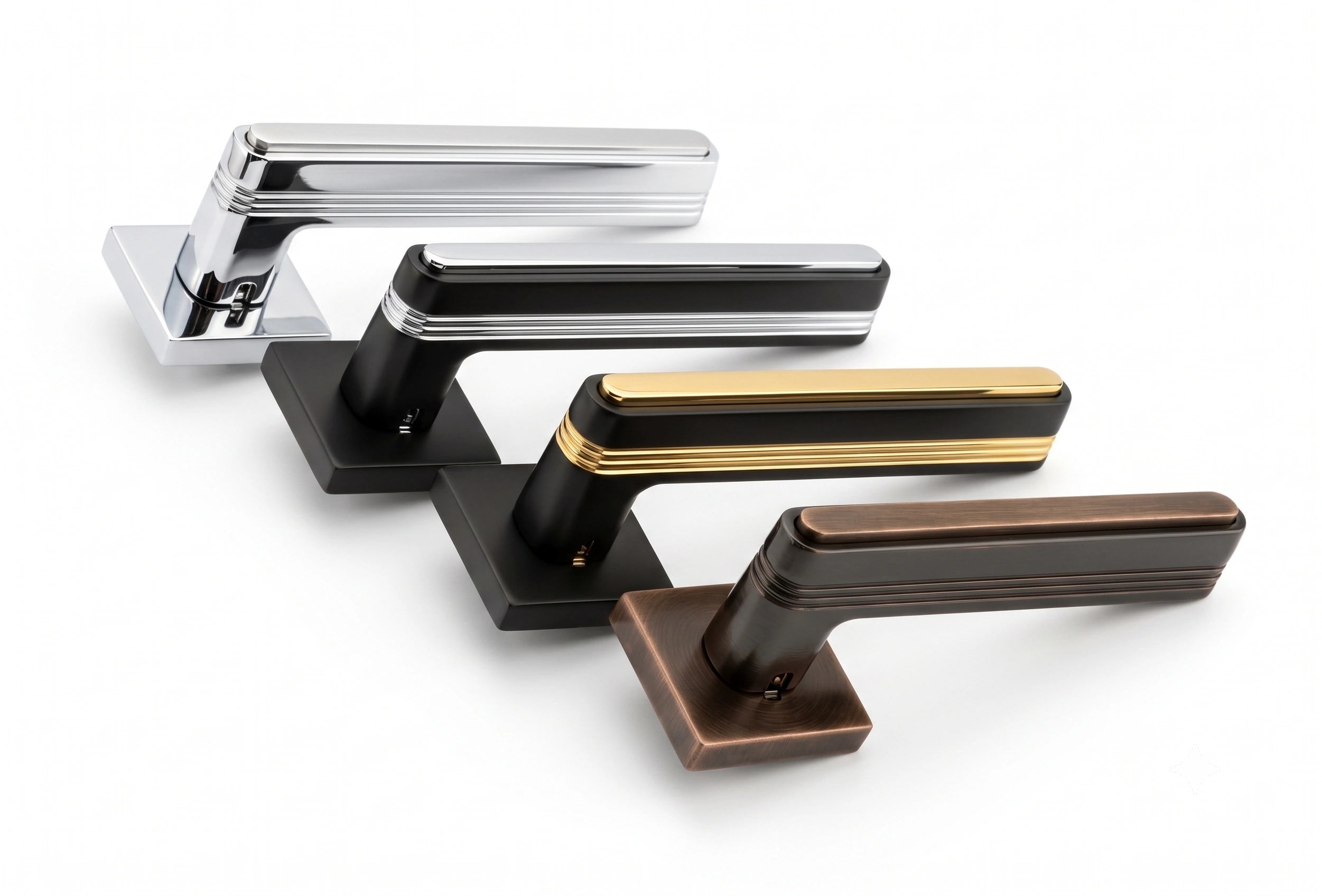 Premium Linear Accent Mortise Lever Handle - Model 1006
