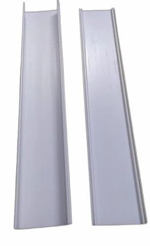 PVC Skirting Connector 180 Degree – Aluminium Foil Brushed Baseboard Corner