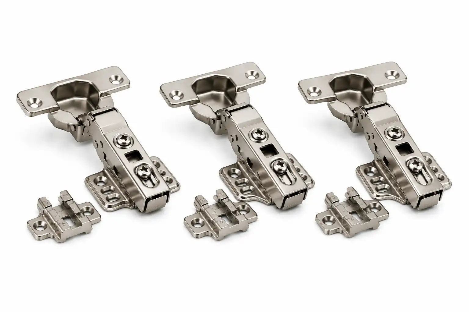 Premium Normal Heavy Cabinet Hinge (125 Gram) | MS | 0°, 8°, 15° Crank