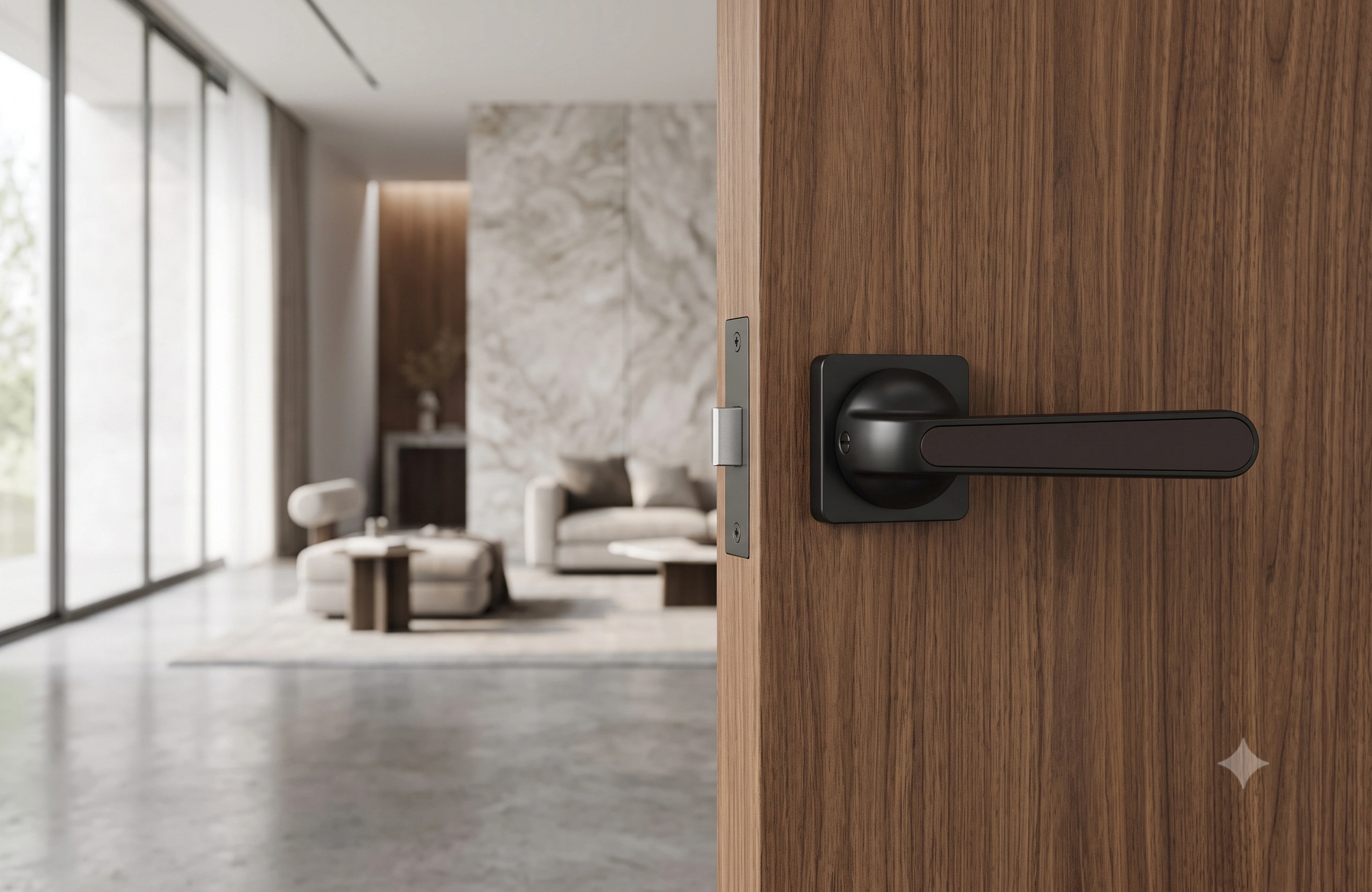 JSSE Elite Soft-Edge Inlay Mortise Lever Handle