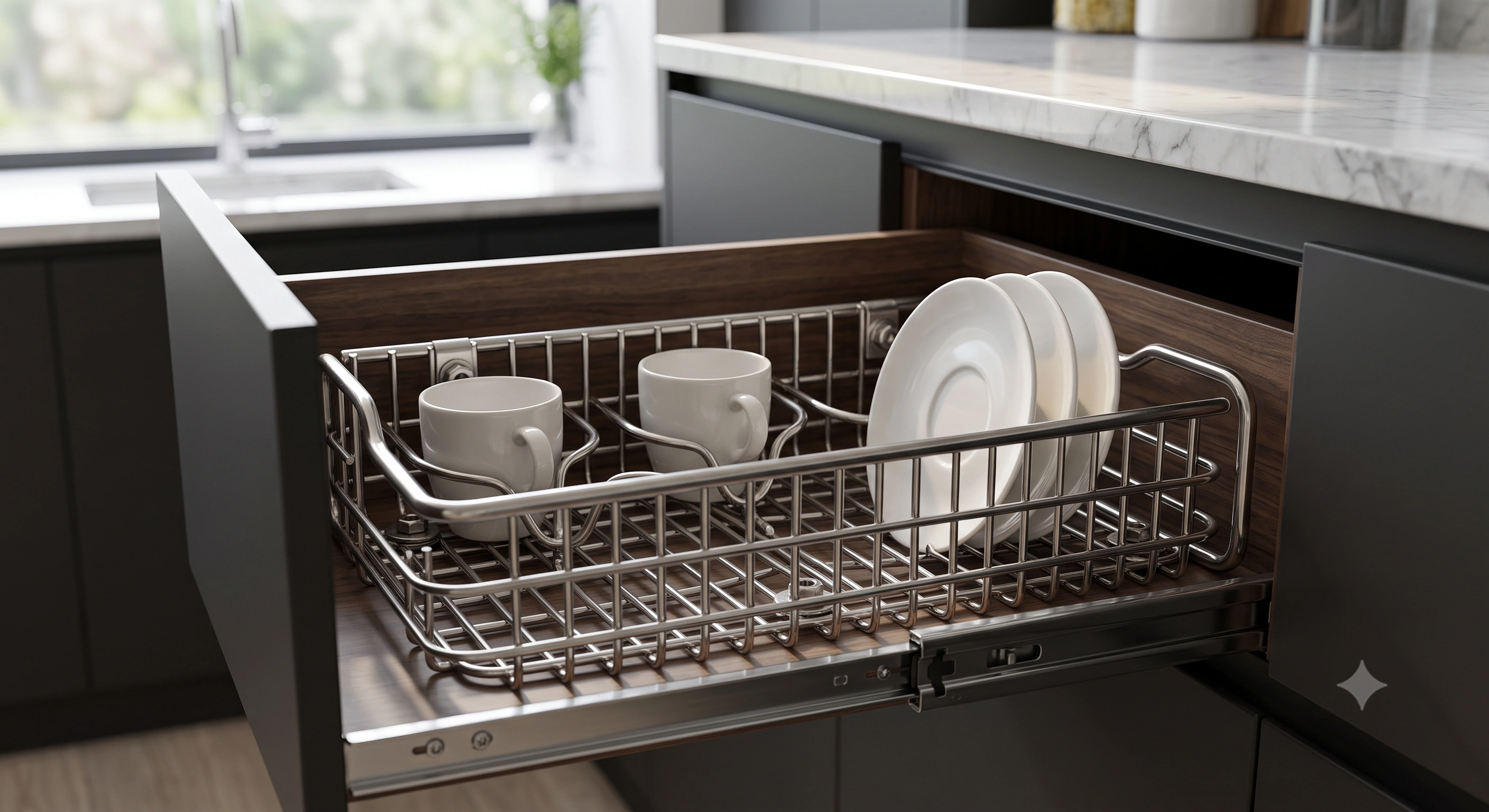 C-Bend 5 mm Cup and Saucer Basket