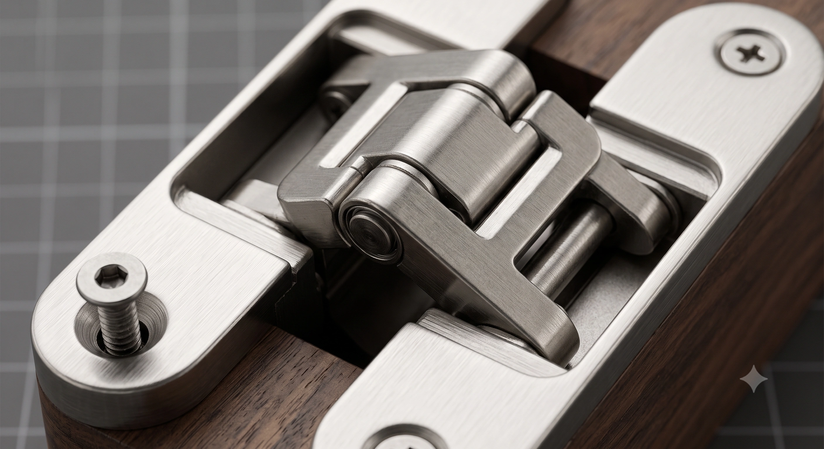 Premium 3D SOS Concealed Invisible Hinge (40KG / 80KG / 120KG Series)