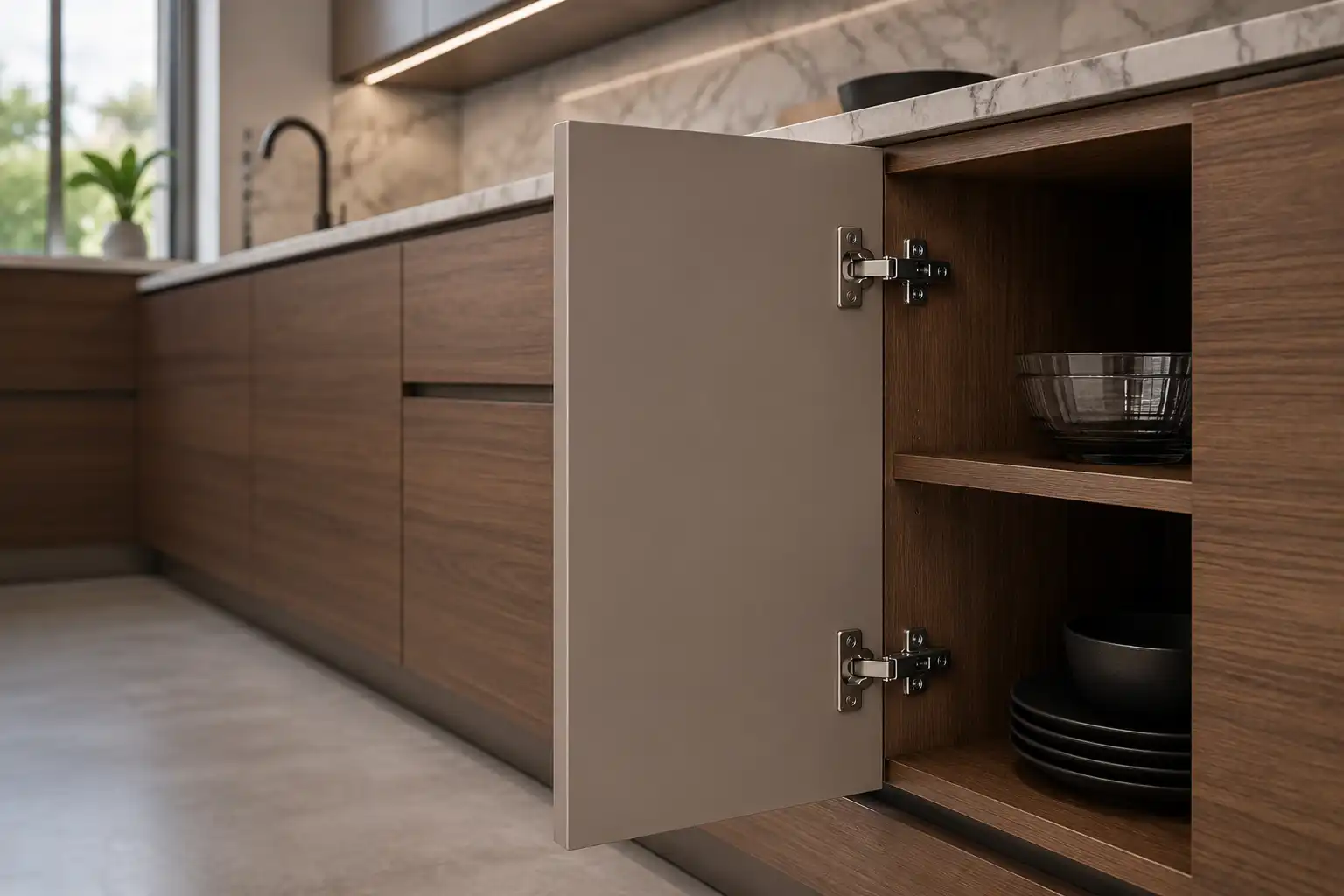 Premium 2D Clip-On Soft Close Cabinet Hinge (180 Gram) | Heller Series | 0°, 8°, 15° Crank
