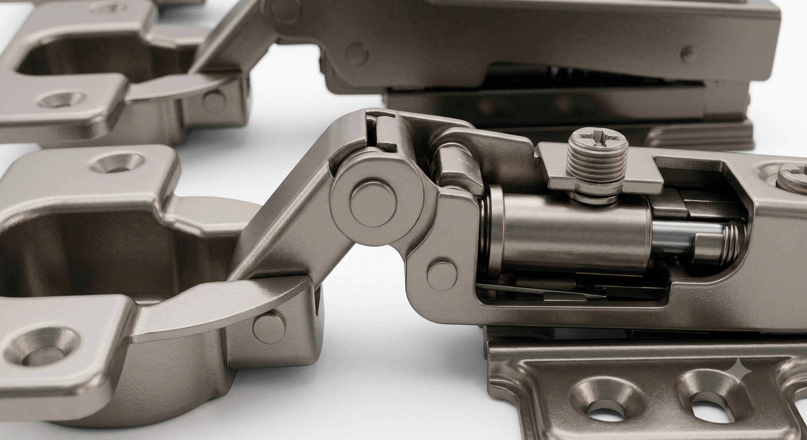 Premium 3D 165° Soft Close Clip-On Concealed Cabinet Hinge (365 Gram) | Hydraulic | Mild Steel