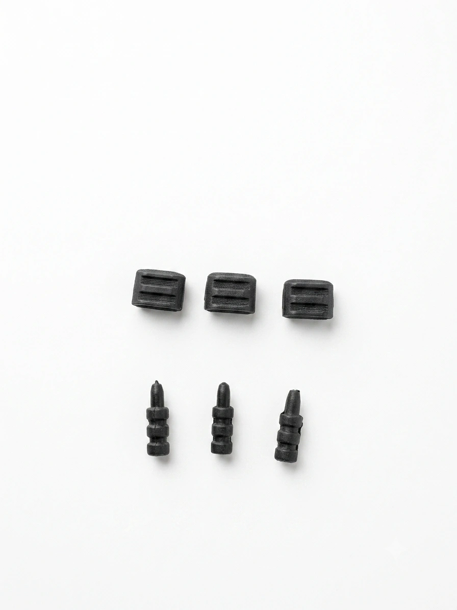 Black Plastic Adjustable Furniture Connector / Expansion Plug
