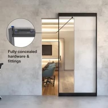 Invisible Sliding Door System for Aluminium & Glass Door – 60 kg