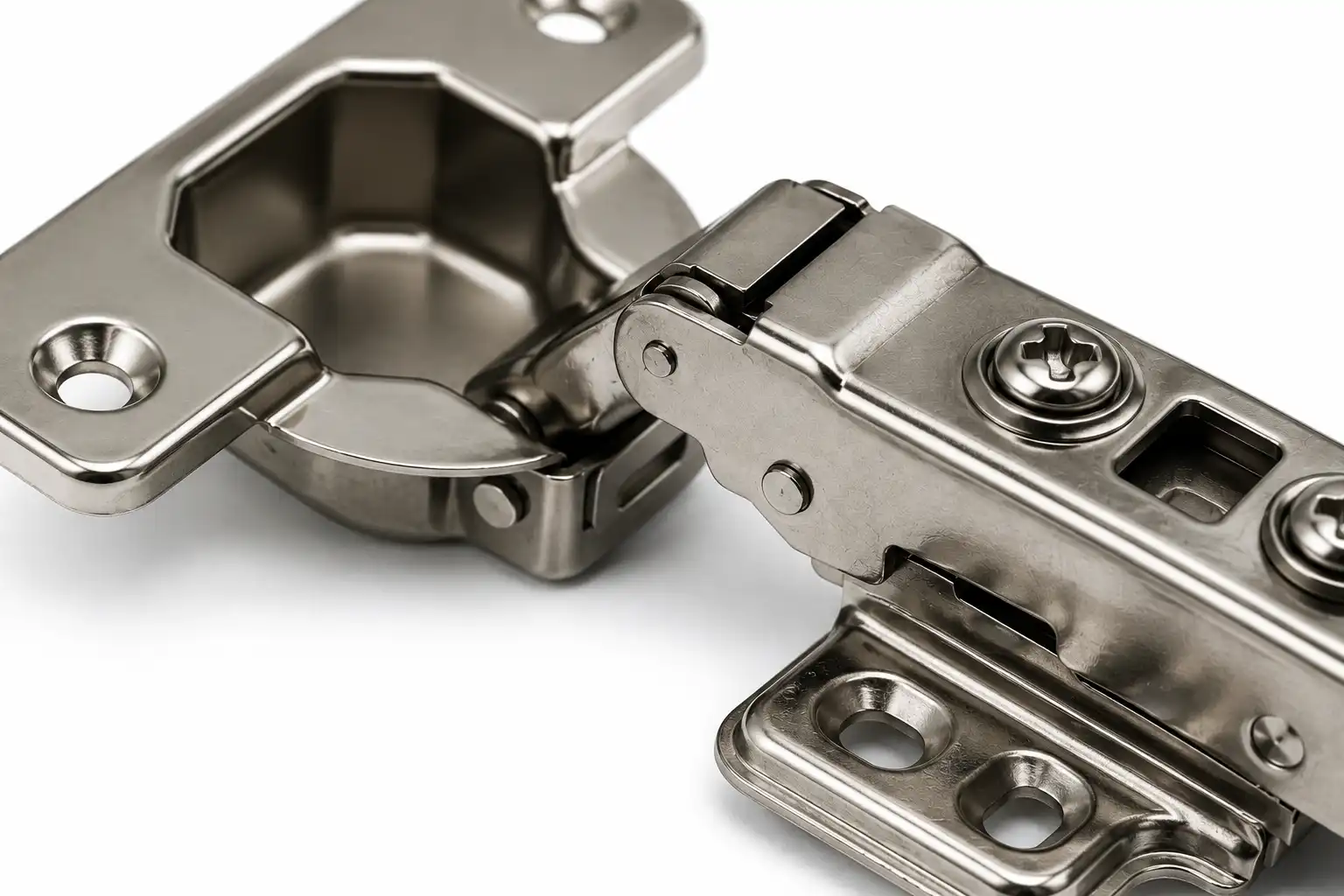 Premium Normal Heavy Cabinet Hinge (125 Gram) | MS | 0°, 8°, 15° Crank