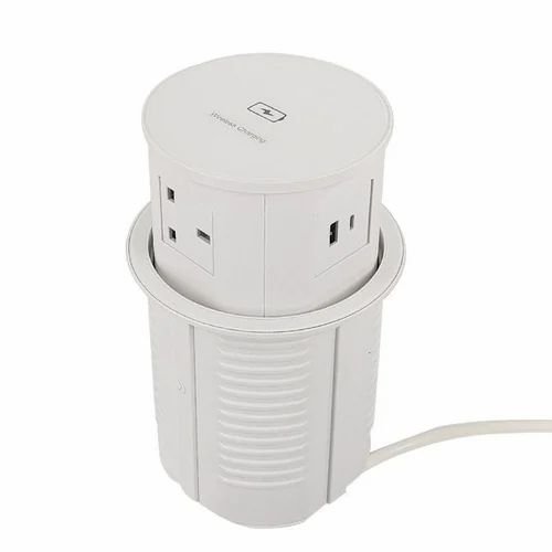 Vertical Pop Up Box 4 Face – Wireless Charger Top / USB Charger Top – White