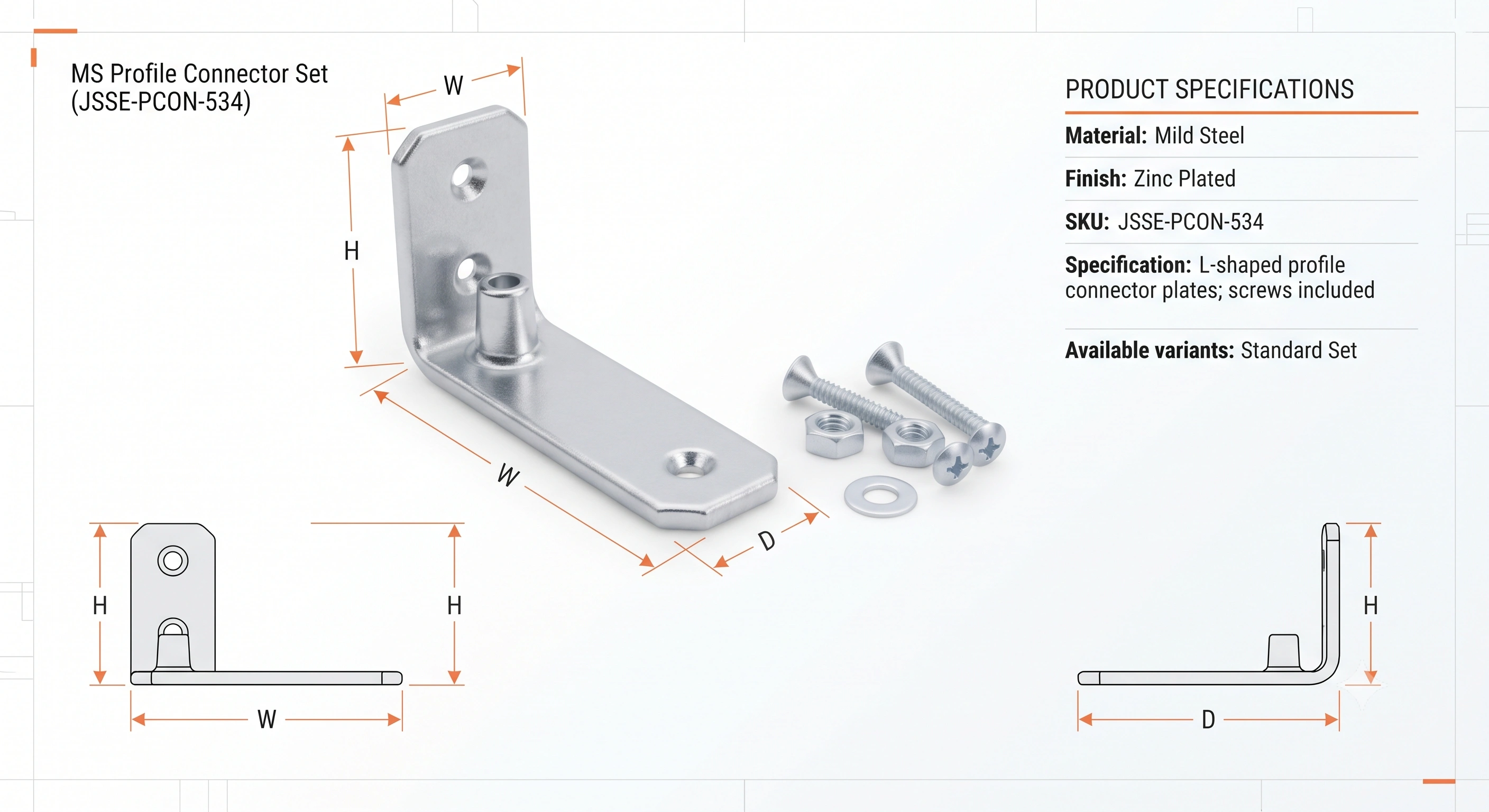 MS Profile Connector Set