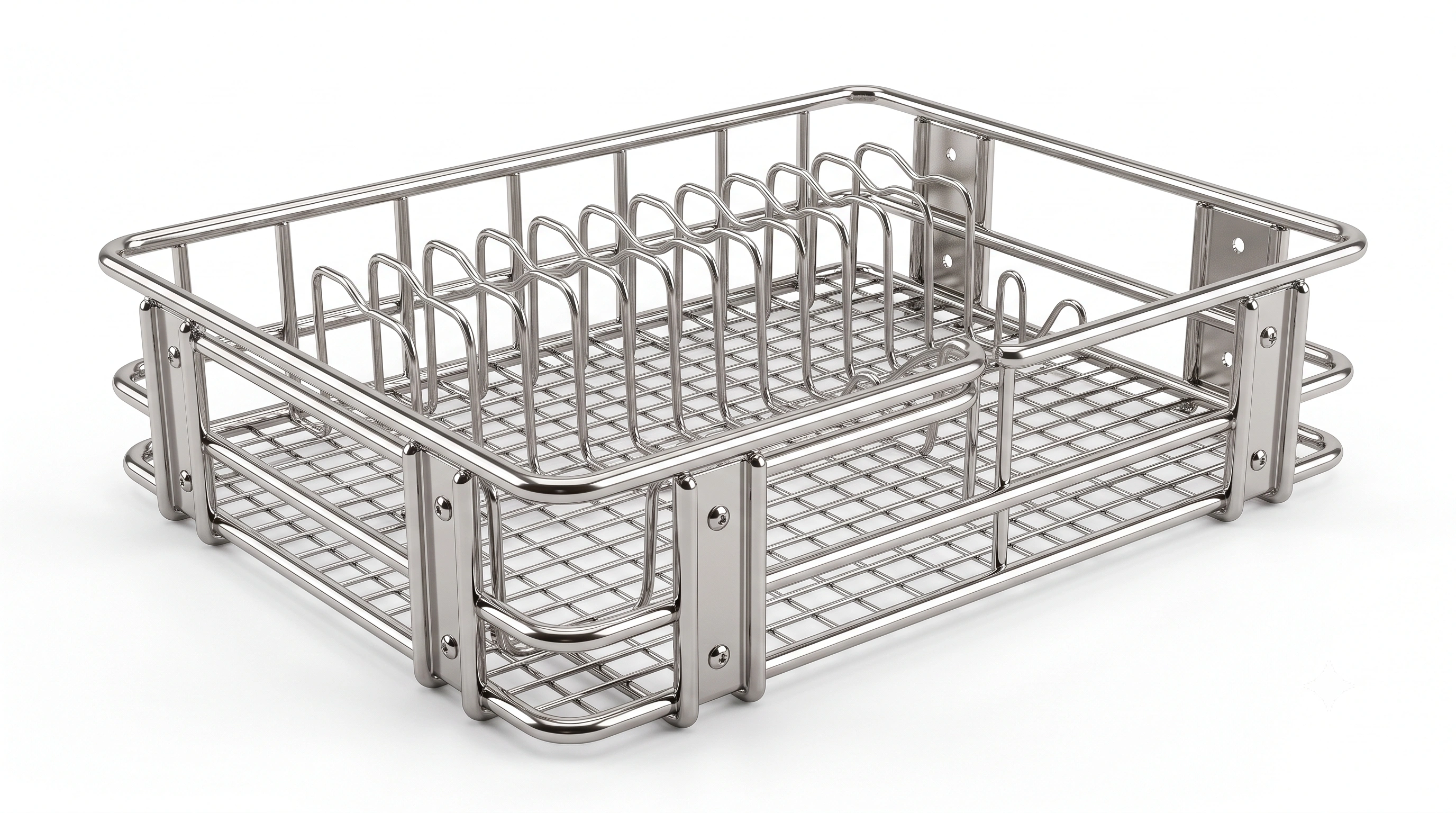 Pearl 4 mm Plate Basket