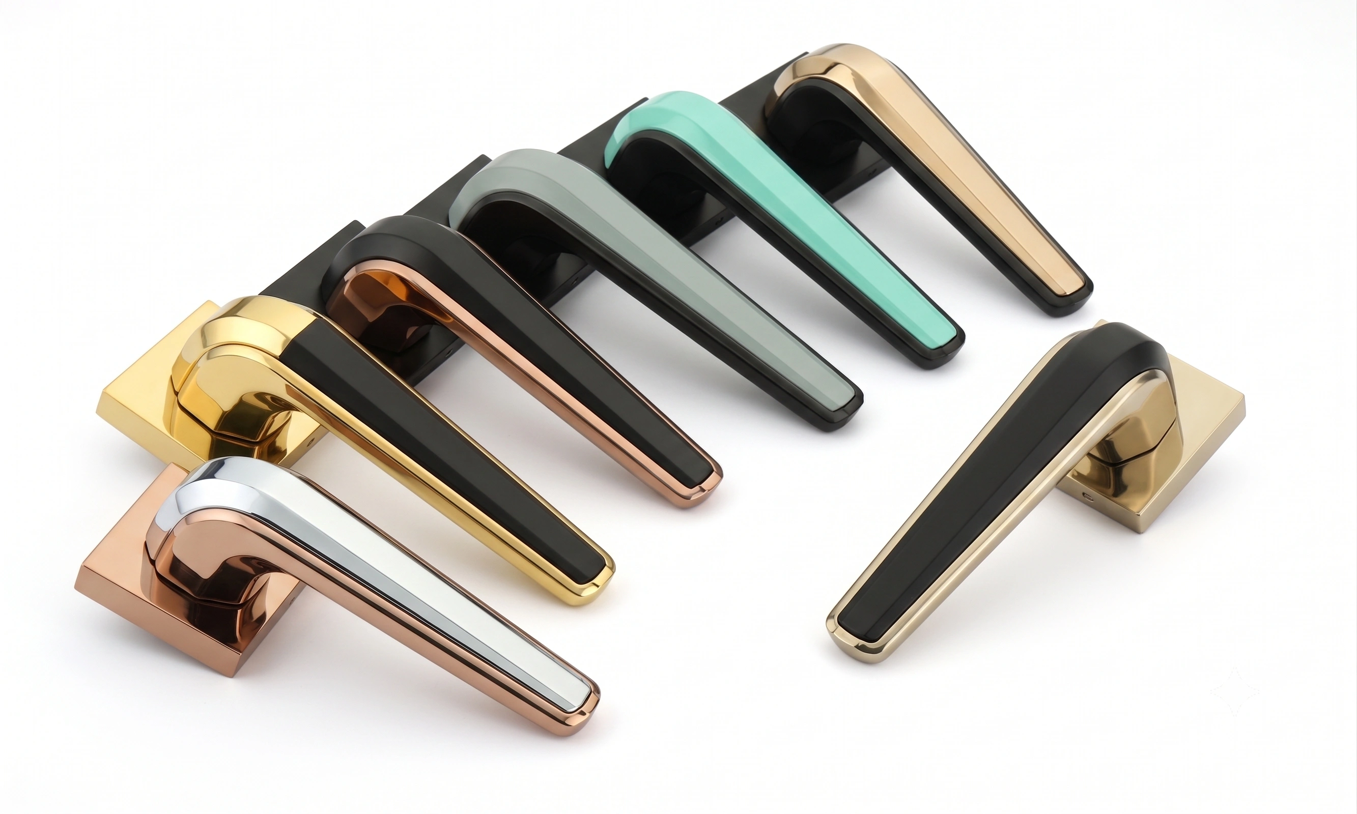 JSSE Elite Flow-Line Dual-Tone Mortise Lever Handle