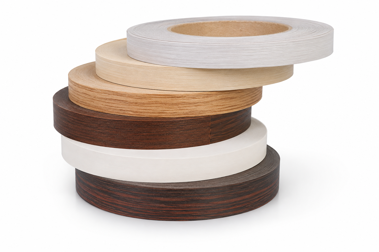 Premium PVC Edge Banding Tape (Matt Finish) | Solid, Wood Grain & Fabric | 22–45 mm Width