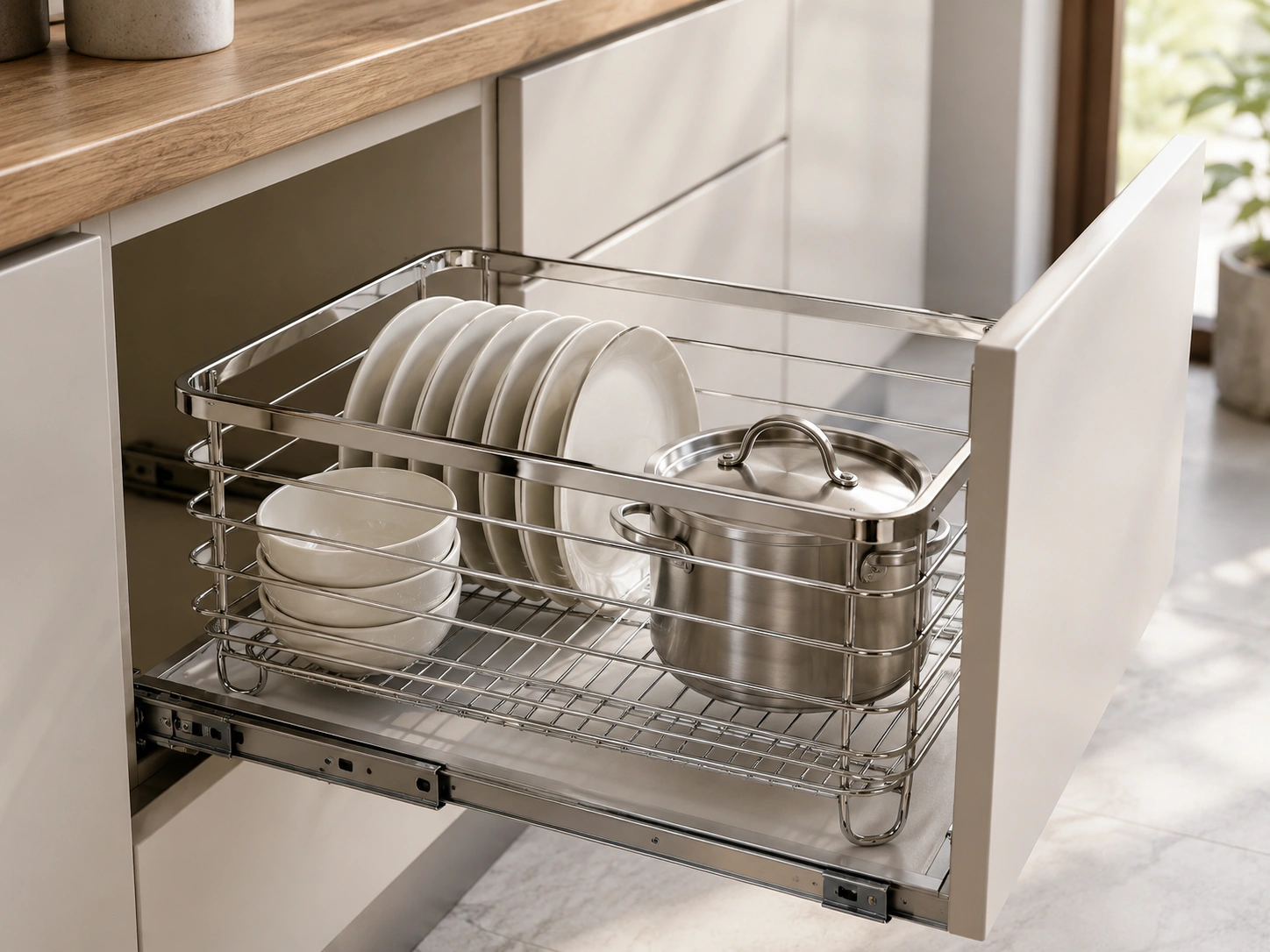 Lirio 5 mm Multipurpose Plain Kitchen Basket