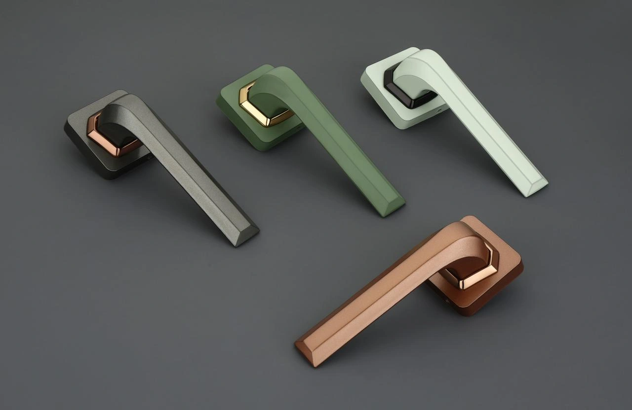 JSSE Elite Square-Collar Architectural Mortise Lever Handle
