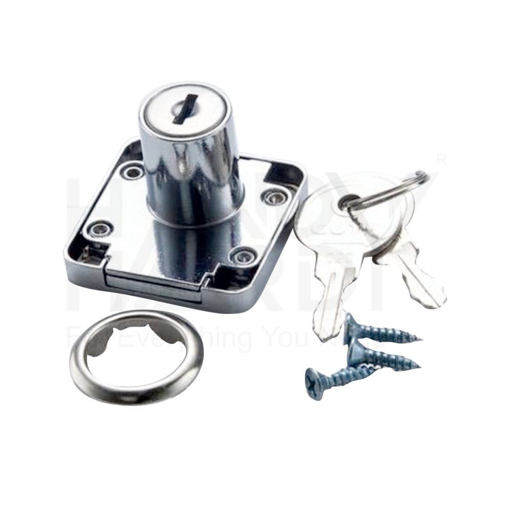 Multi Purpose Drawer Lock – Nickel / Zinc