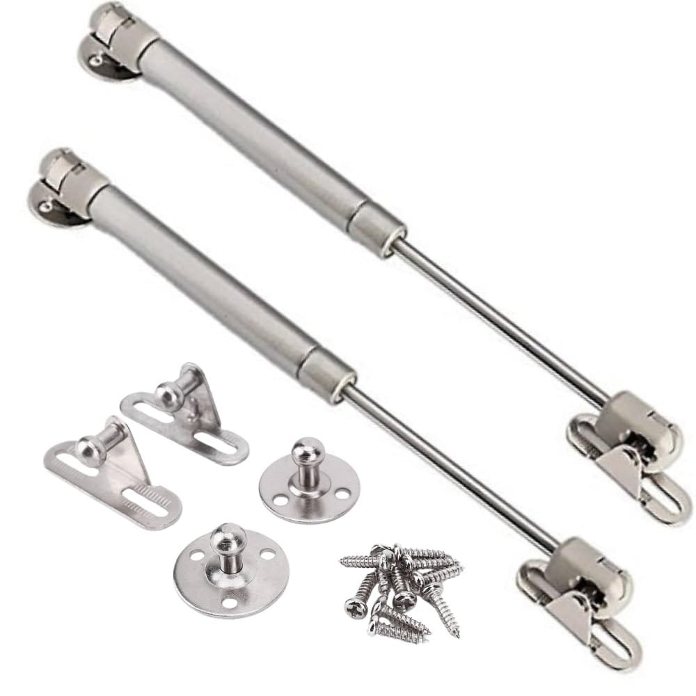 Cabinet Lid Gas Lift with Soft Close Buffer