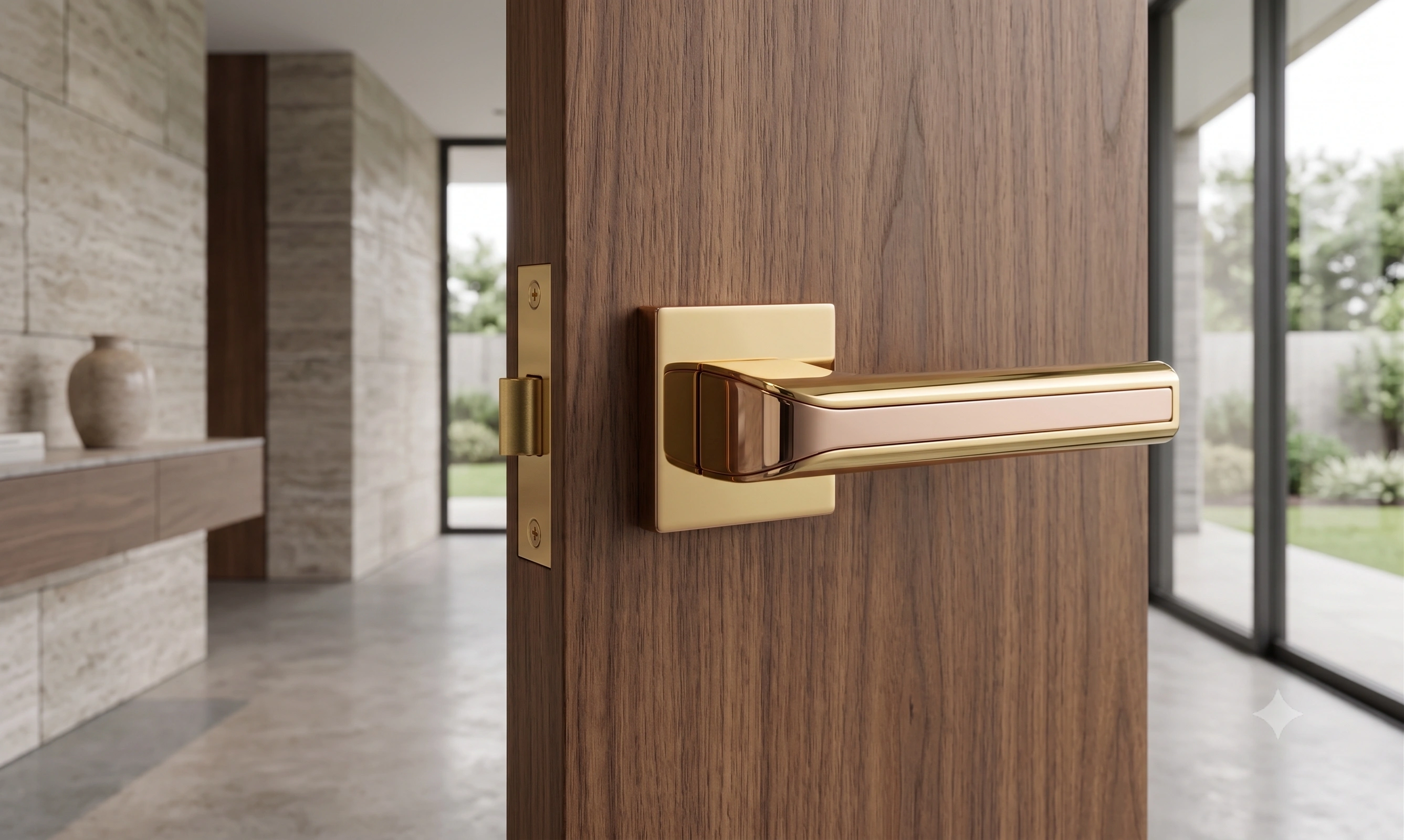 Premium Slim Inlay Mortise Lever Handle - Model 1011