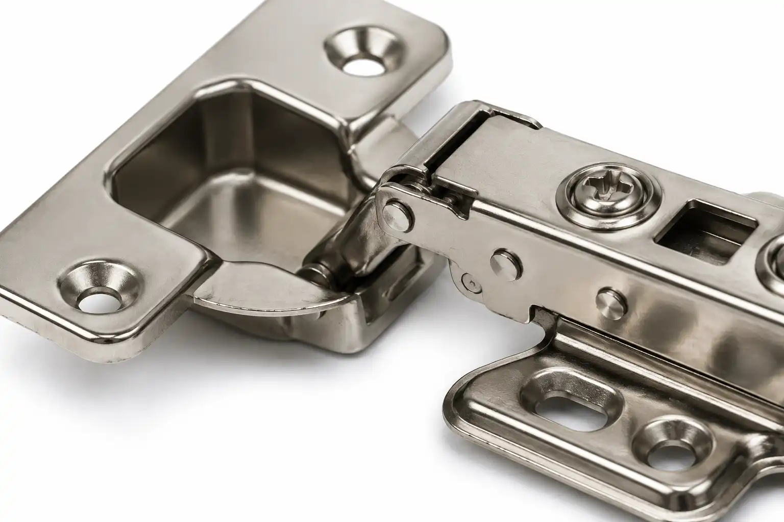 Premium MS Cabinet Hinge (100 Gram) | Normal Basic | 0°, 8°, 15° Crank